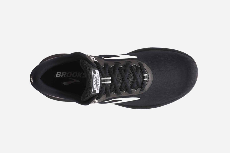 Brooks Pureflow 7 Road Running Shoes Womens - Black/White - UBMSO-4925